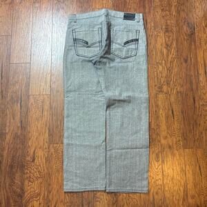 Vintage Old Skool Y2K Baggy Grey Wide Leg Hip Hop Jeans